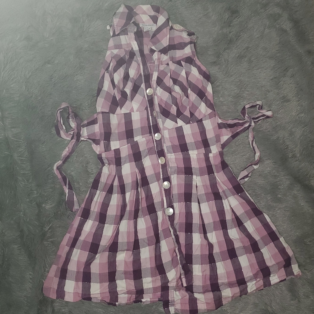 Cotton express plaid dress - Picture 7 of 7